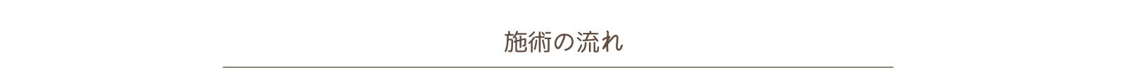 ハンス美容クリニックの施術の流れ